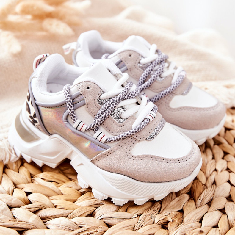 FR1 Kinder Sportschuhe Sneakers Weiß Rommie mehrfarbig 1