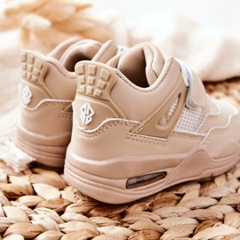 FR1 Sportschuhe aus Leder für Kinder Beige Marisa weiß 1