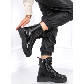 Hean Negro Schnürstiefel schwarz 1
