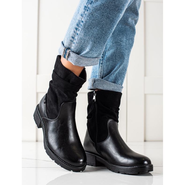 W. Potocki Lässige Arbeitsstiefel von Potocki schwarz 1