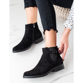 J. Star Klassische warme Stiefel schwarz 1