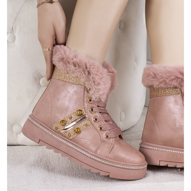 Bernal pinke Wintersneaker rosa 1
