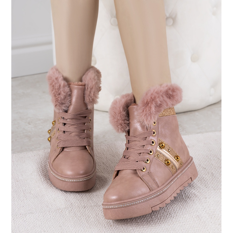 Bernal pinke Wintersneaker rosa 2