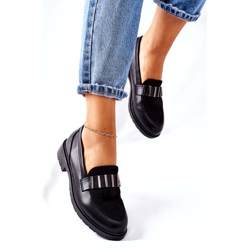 S.Barski Schwarze Damenschuhe von Montius 1