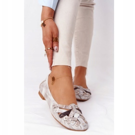 Damen Leder Ballerinas Maciejka 01358-44 Dirty Beige 1