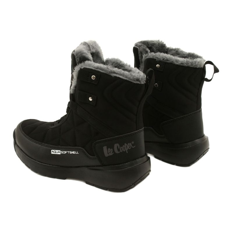 Damenschnee Stiefel auf Softshell Lee Cooper LCJ-21-17-0590L Schwarz schwarz 3