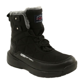 Damenschnee Stiefel auf Softshell Lee Cooper LCJ-21-17-0590L Schwarz schwarz 1