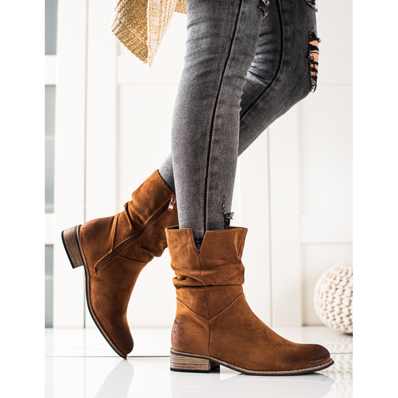 Evento Cowboystiefel aus Wildleder braun 1