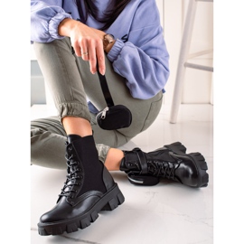 Best Shoes Arbeiter mit Wildledertasche schwarz 1