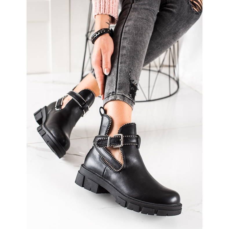 Bestelle Slip-on-Modearbeiter schwarz 1