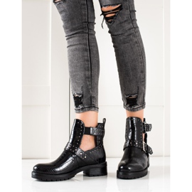 Bestelle Arbeiter mit Schnallenornament schwarz 2