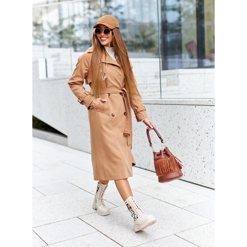 Workers Of Beige Elastischer Stoff Liebesgeschichte schwarz 1