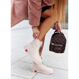 PS1 Damenstiefel On The Platform Beige Charlee 2