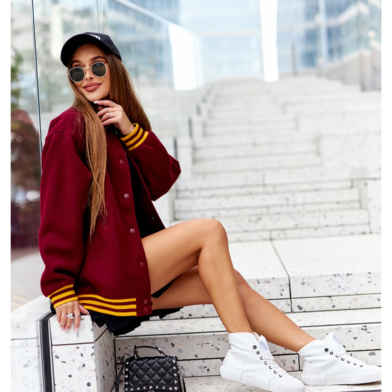 Damen Sneaker Big Star II274156 Weiß isoliert 2