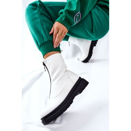 PE1 Damenstiefel mit Reißverschluss Weiß Tierra 1