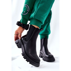 Schwarze Hallam Schwarze Jodhpur-Stiefel 1