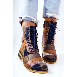 Maciejka Jodhpur-Stiefel aus buntem Leder 05095-39 mehrfarbig 1