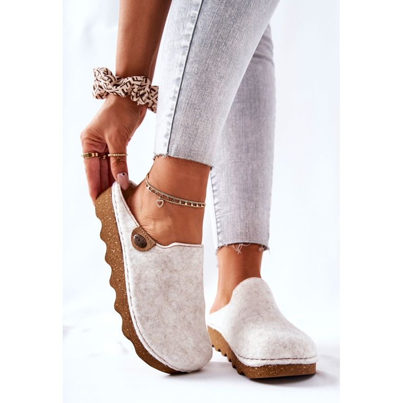 Hausschuhe Prophylaktische Inblu Hausschuhe Beige DK20FE01W 1