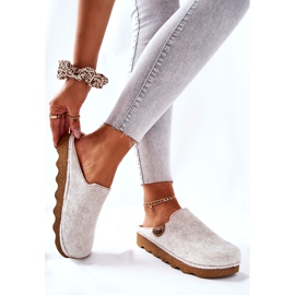 Hausschuhe Prophylaktische Inblu Hausschuhe Beige DK20FE01W 2