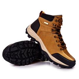 PE1 Warme Trekkingschuhe für Herren Camel Dannis braun 1