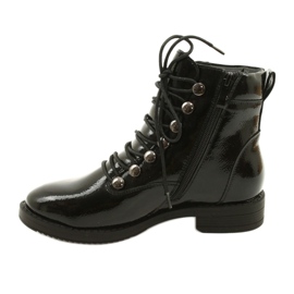 Schwarze Filippo DBT3008/21 schwarze Stiefeletten 2