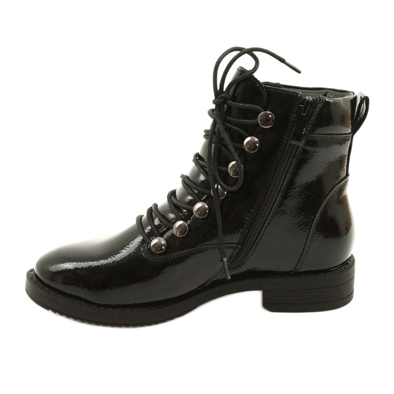 Schwarze Filippo DBT3008/21 schwarze Stiefeletten 2