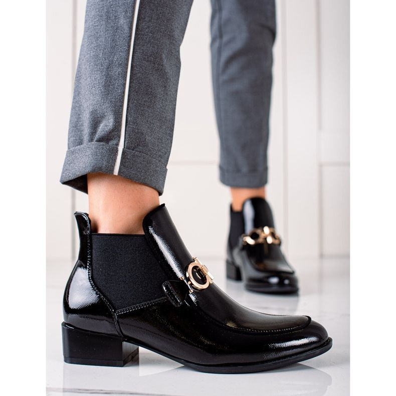 W. Potocki Potocki-Stiefel schwarz golden 1