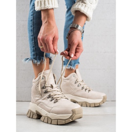 Damenstiefel Big Star II274331 beige 2