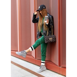 Lederstiefel Big Star II274365 Grau 2