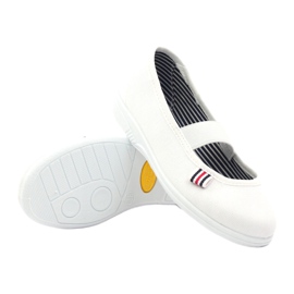 Mädchen Hausschuhe Tschechische Befado 274X013 weiß 3