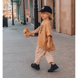 PA1 Hohe isolierte Sportschuhe für Kinder Schwarz Clafi 6