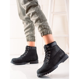 Damen Wanderschuhe Big Star II274446 schwarz 1