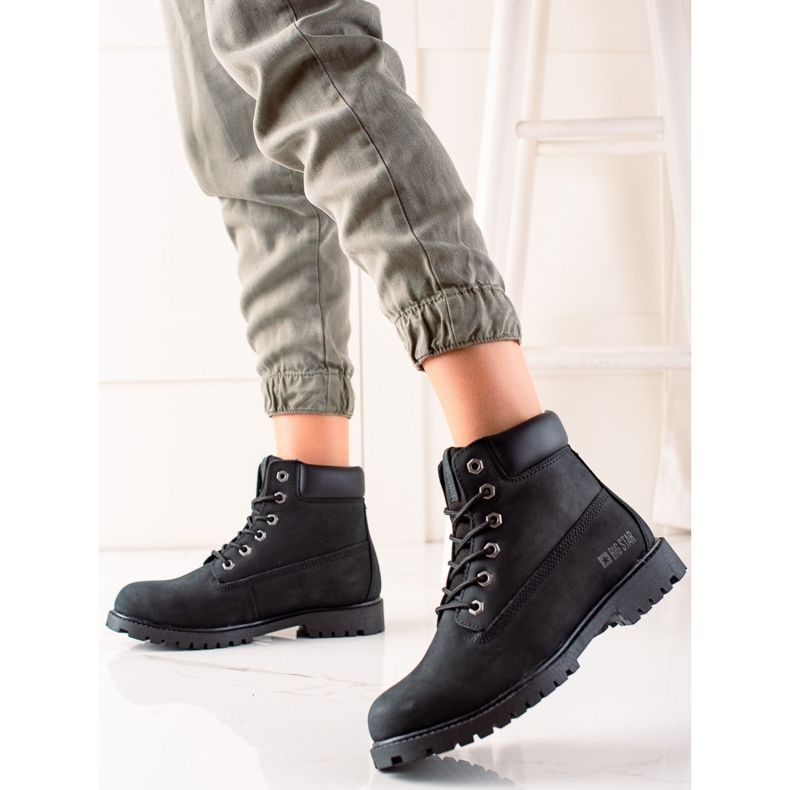 Damen Wanderschuhe Big Star II274446 schwarz 1