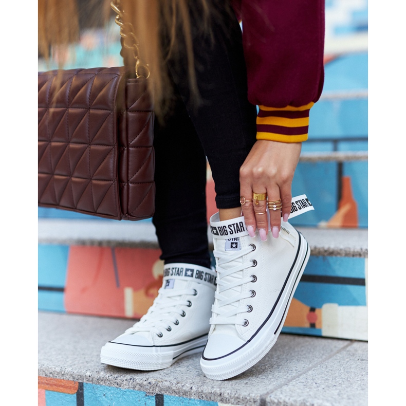 Hochisolierte Sneaker Big Star GG274027 Weiß 2