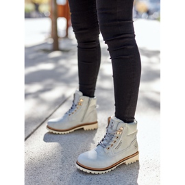 PE1 Damen Trapper Timberki mit wärmendem Hellgrau Tiempo 2