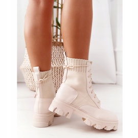PS1 Damenstiefel Workers Beige Megan 2