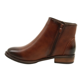 M.Daszyński Braune Booties Chelsea Boots SA62-2 2