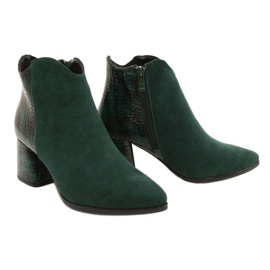 M.Daszyński Grüne Wildlederstiefel MR2025-3 schwarz 5