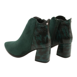 M.Daszyński Grüne Wildlederstiefel MR2025-3 schwarz 3