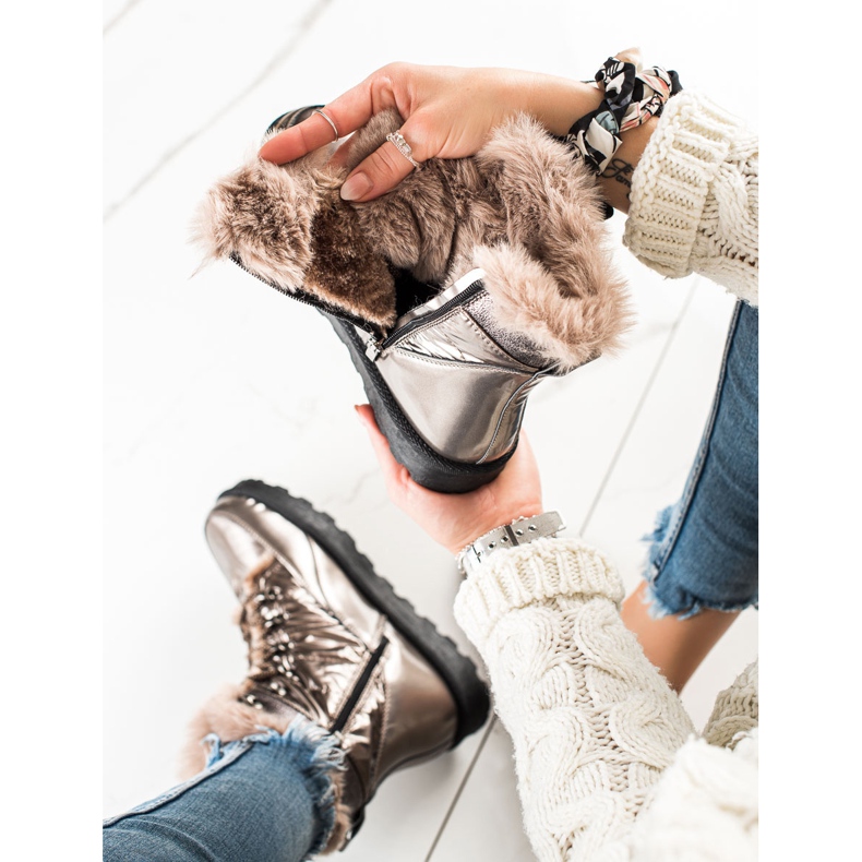 W. Potocki Warme Potocki-Schneestiefel braun 1