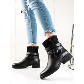 Super Mode Schwarze klassische Arbeiter mit Schnalle 1