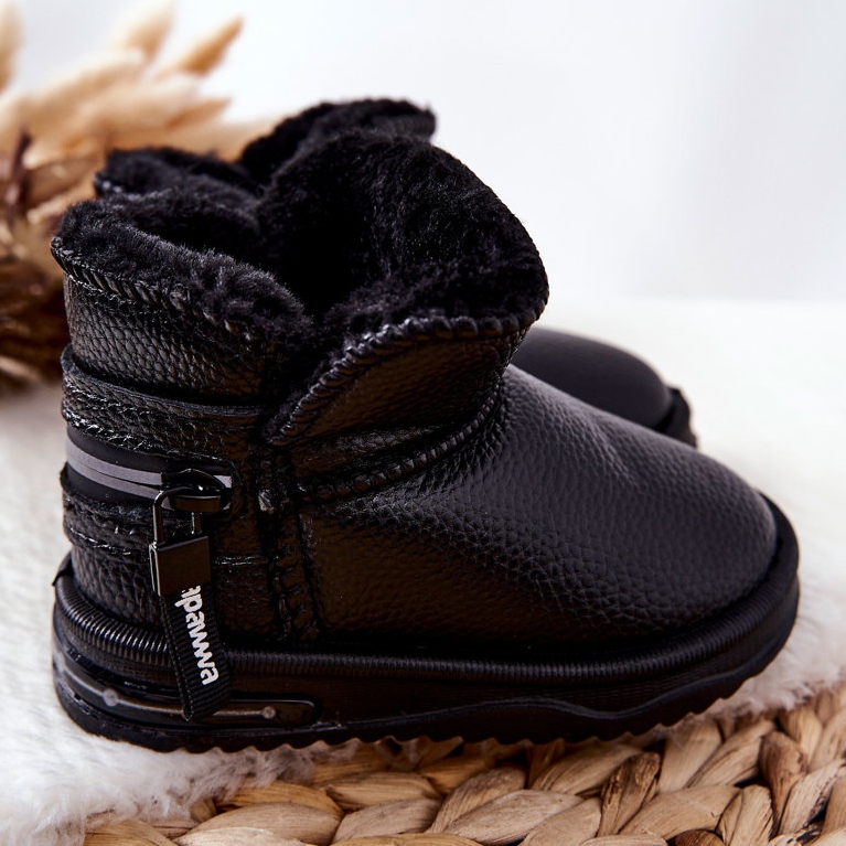 PA1 Kinder Schneestiefel Frosty in Schwarz ['schwarz'] 2