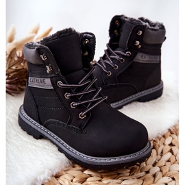 PA1 Schwarze beheizte Trappers Graves für Kinder 2