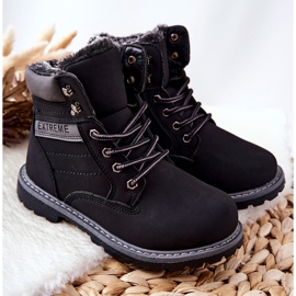 PA1 Schwarze beheizte Trappers Graves für Kinder 1