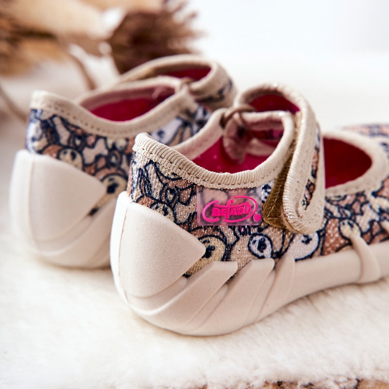 BEFADO S.A. Hausschuhe Inblu Reh 109P240 Beige braun 1