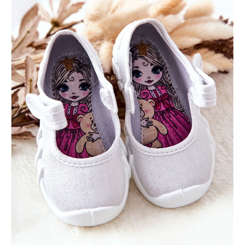 BEFADO S.A. Inblu Glänzende Hausschuhe 109P222 Silber 1