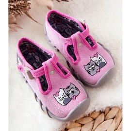 BEFADO S.A. Hausschuhe Inblu Kittens 110P436 Rosa 2