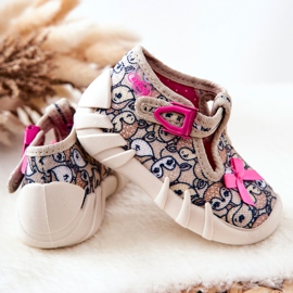 BEFADO S.A. Hausschuhe Inblu Reh mit Schleife 110P437 Beige braun 2