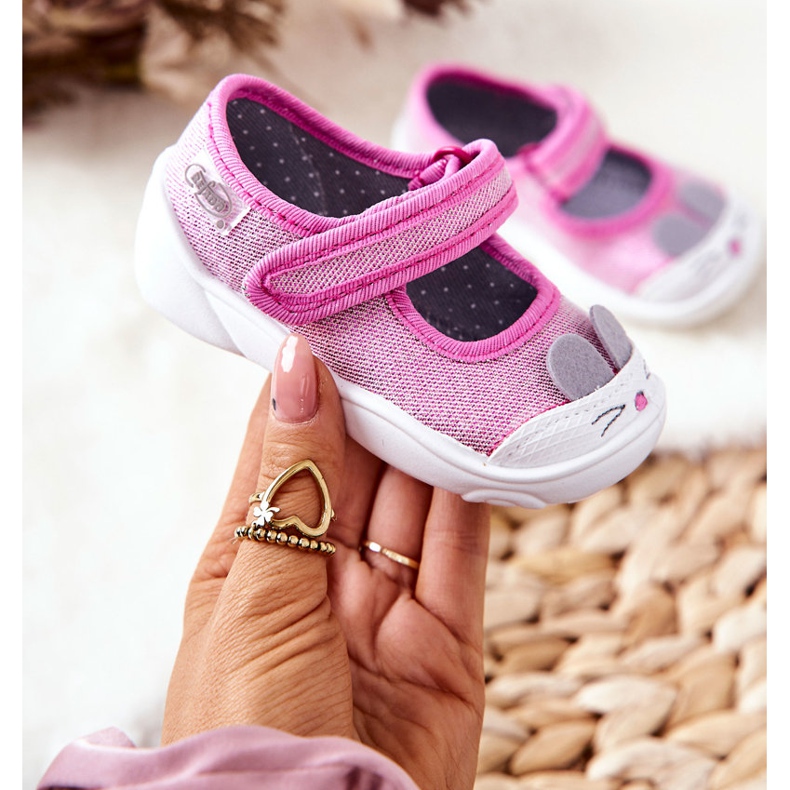 BEFADO S.A. Hausschuhe Inblu Kaninchen 209P034 Rosa 1