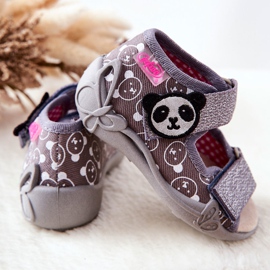 BEFADO S.A. Inblu Sandalen mit Klettverschluss 342P031 Grau 2